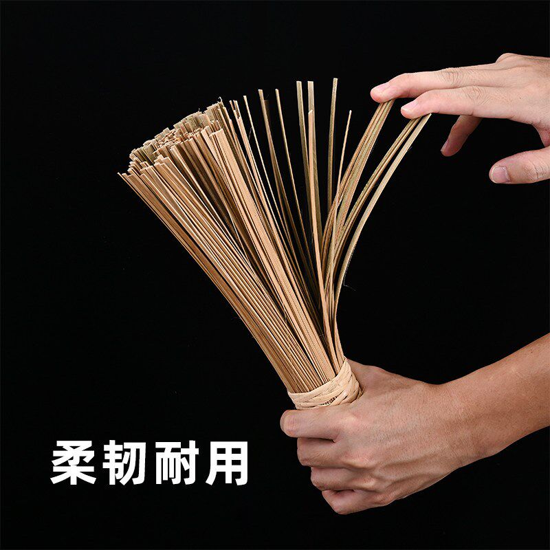 速发老式环保竹丝炊帚筅帚刷锅神器竹锅刷竹刷子长柄饭店厨师商用
