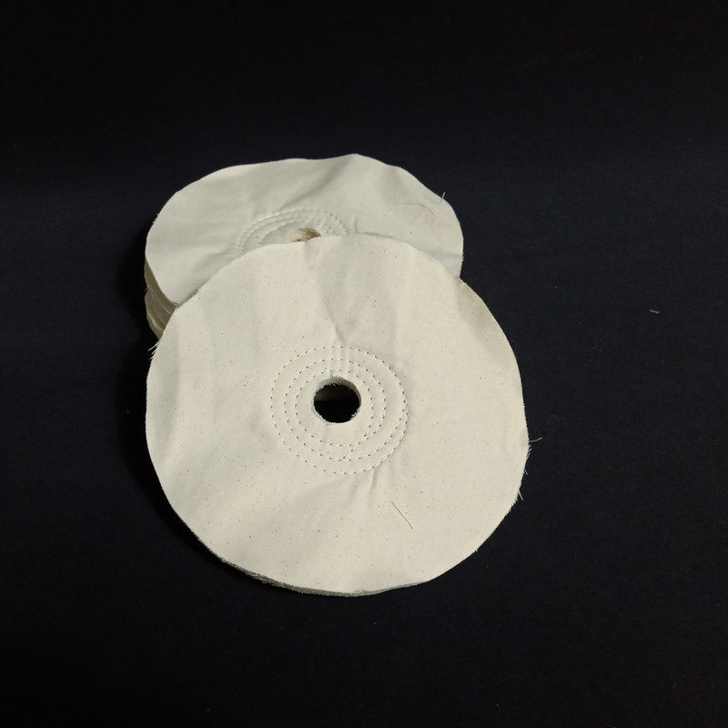速发轮布2布棉片轮0层金属鞋底镜面塑料布轮鞋厂耗材打蜡上光布轮