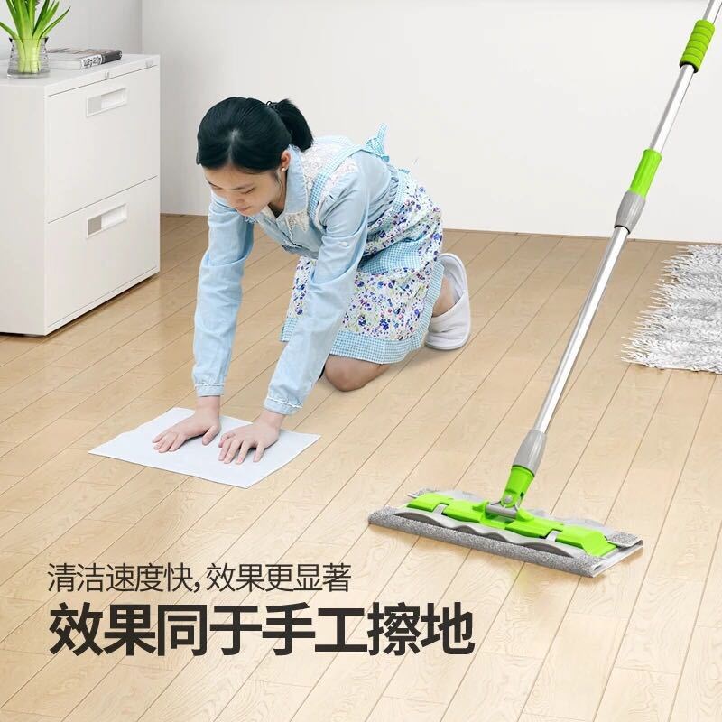 速发夹小拖把夹板家用板拖把小号轻便卫生间抹布平布擦地酒店清洁