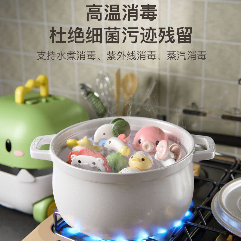 速发恐龙牙胶摇铃套1宝儿安抚咬磨牙棒0-装岁婴宝玩具新生儿初生