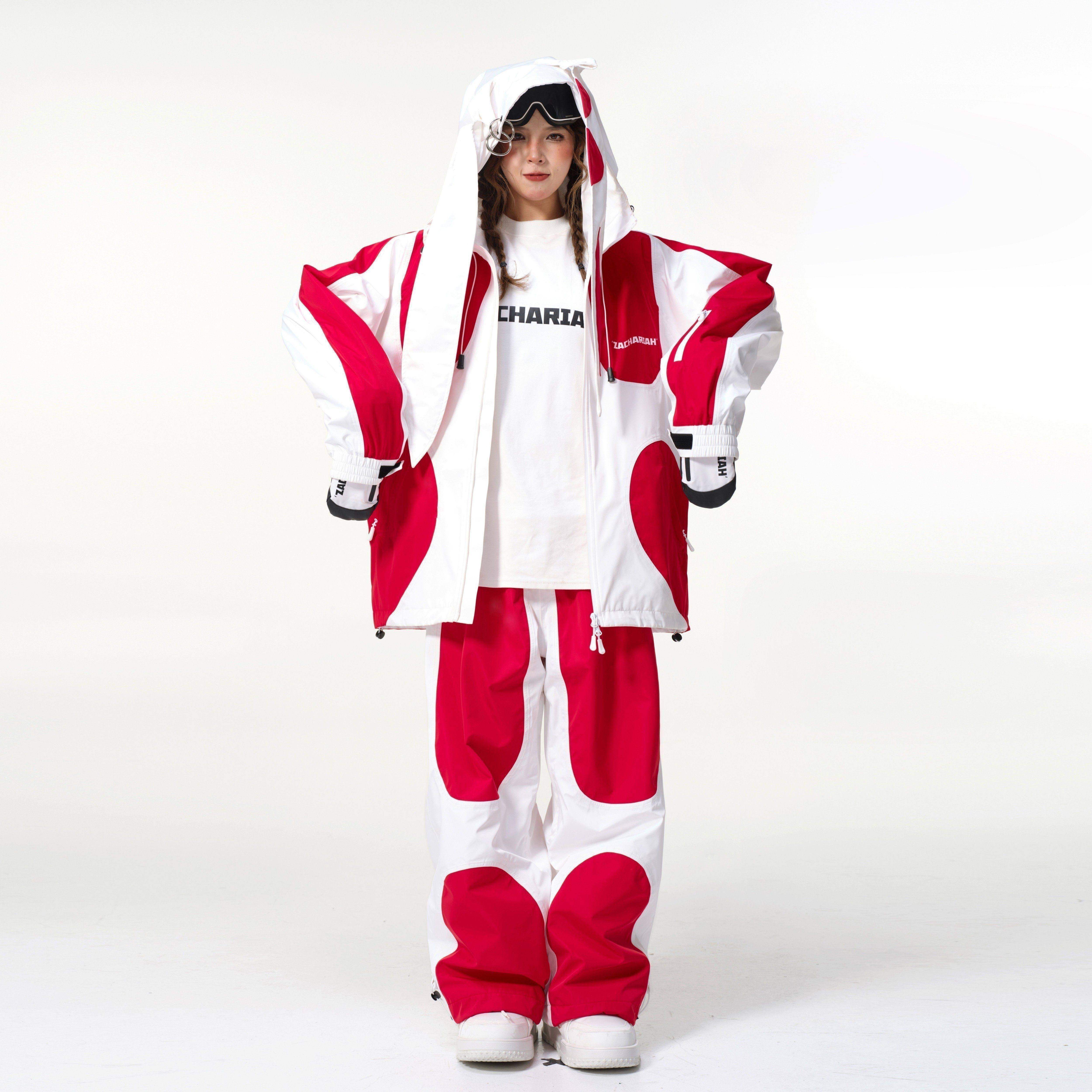 ZACHARIAH【暴力杀手兔】单板滑雪服套装女 防水雪服衣防风双板男