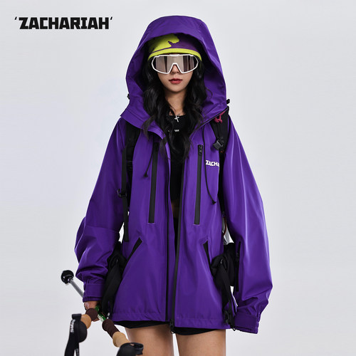 ZACHARIAH防水防风薄款冲锋衣女