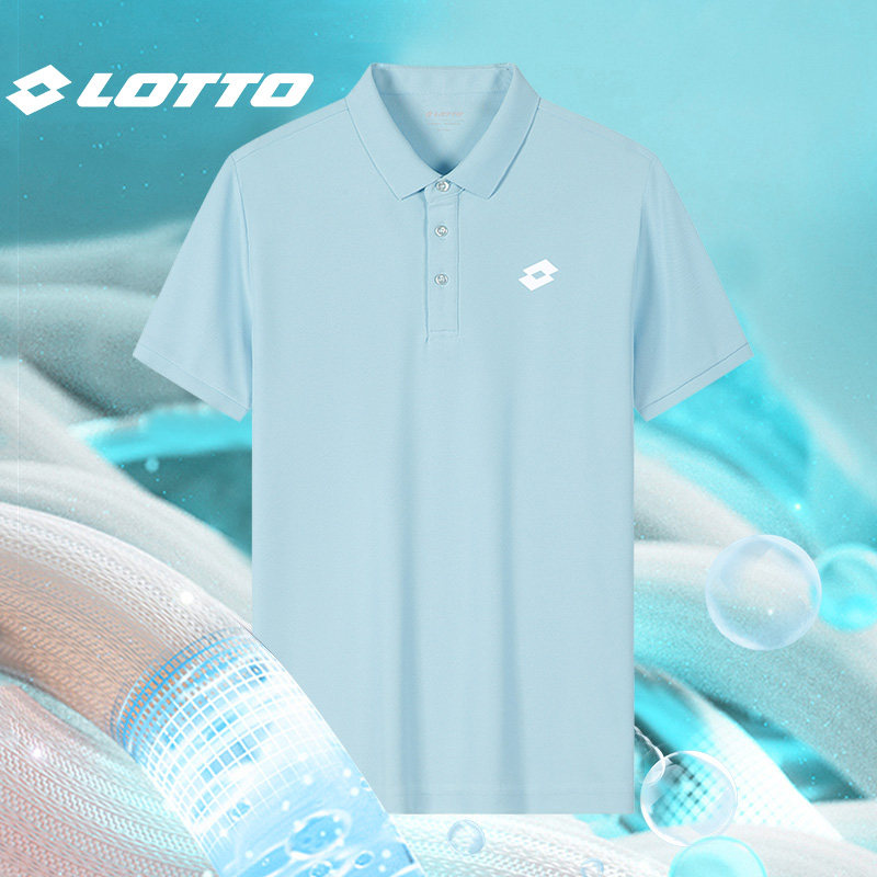 LOTTO乐途男款2026新款夏季短袖POLO衫透气运动通勤翻领百搭休闲