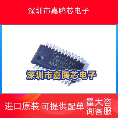 CW1073AAAS 封装SSOP24 电池保护IC芯片 进口原装 现货 可直拍