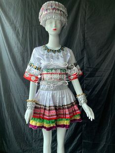 新款女士苗族盛装苗族歌手大赛表演服舞台演出时装走秀民族服包邮