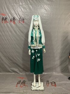 撒拉族民族服饰儿童版56个民族传统服饰旅拍走秀歌手表演演出服装