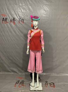 东乡族民族服饰儿童版56个民族传统服饰旅拍走秀歌手表演演出服装