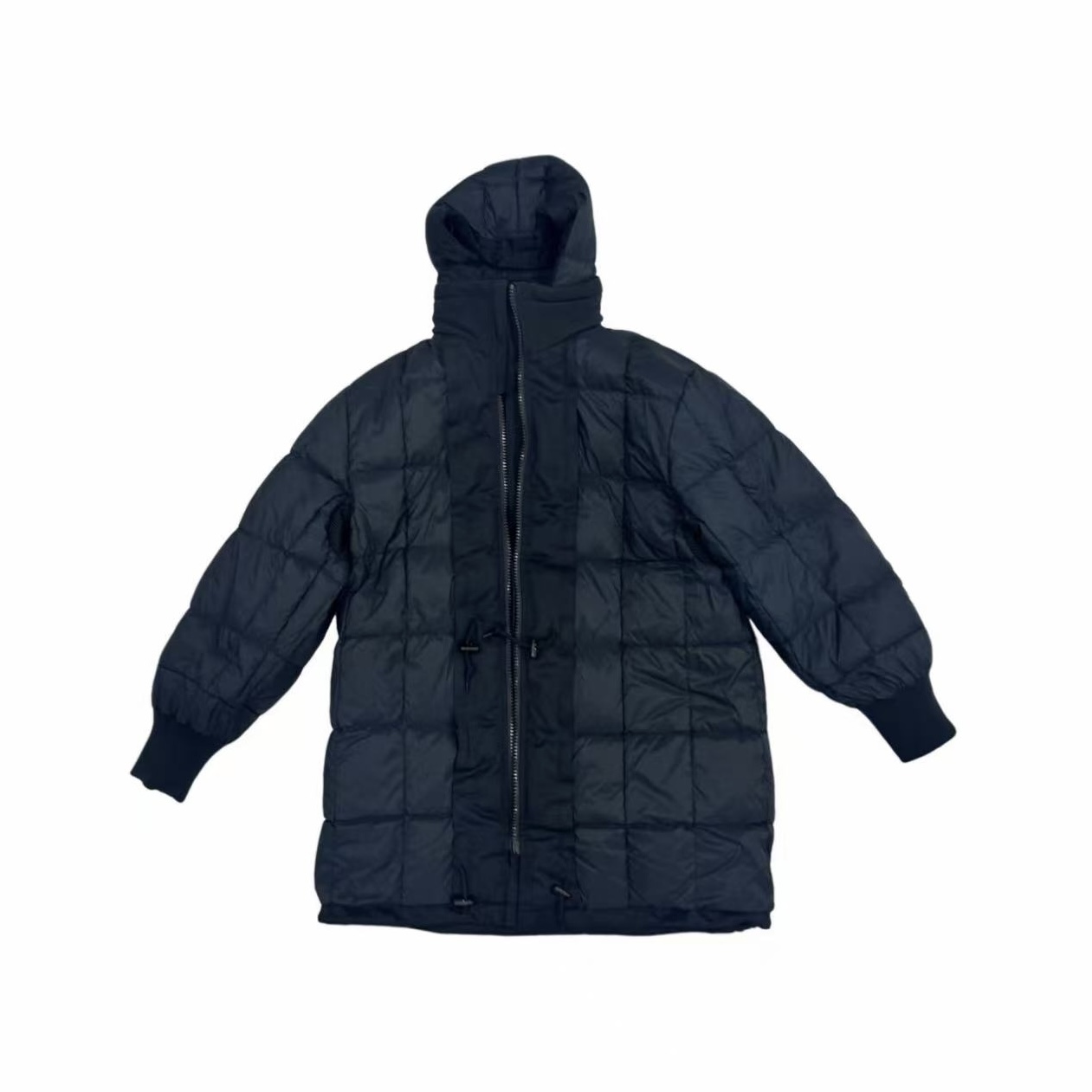 新款舰艇羽绒大衣双层加厚棉袄棉大衣户外保暖防寒保安工作服大衣