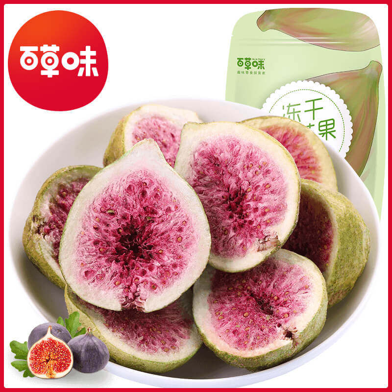 百草味无花果干25g箱规60包休闲