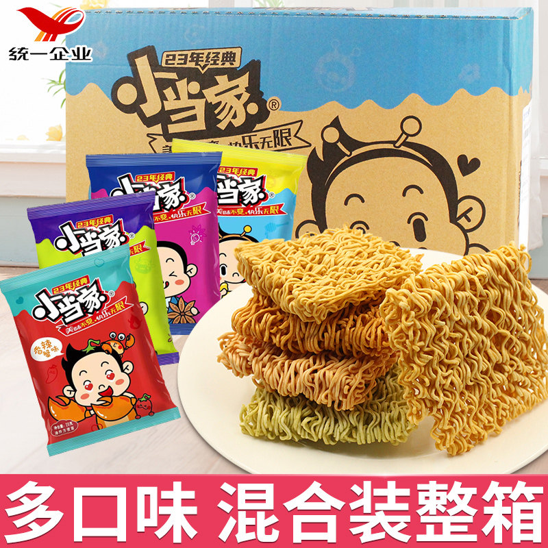 统一小当家干脆面整箱装干吃