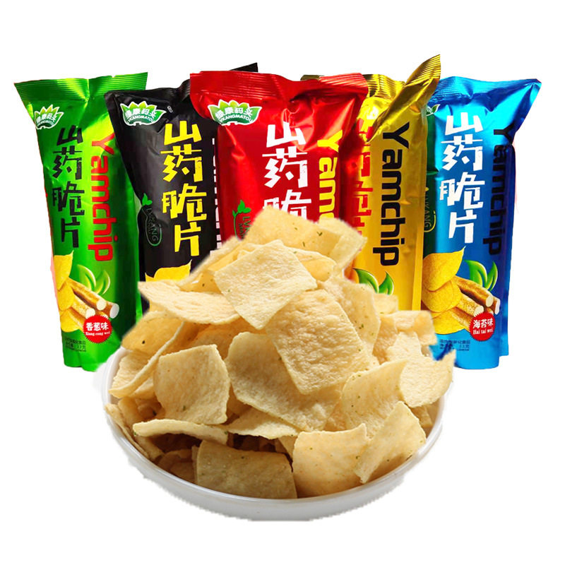 绿康码头山药薄片脆片薯片8090