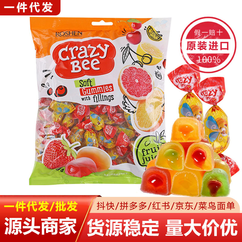 乌克兰进口如胜roshen糖果水果