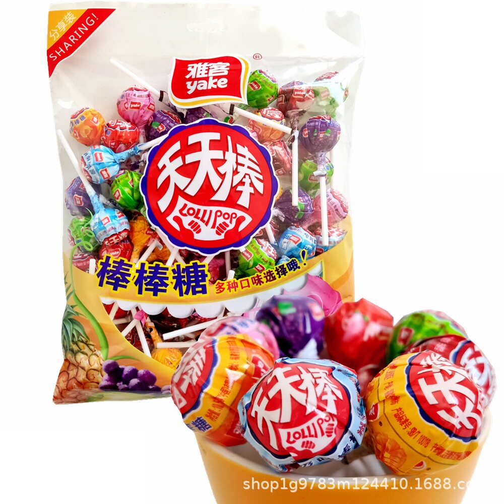 雅客天天棒630g/袋约60支棒棒糖