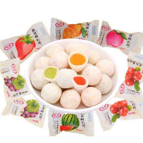 【一件代发】鲜乳球软糖水果味