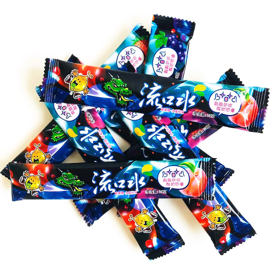 8090后怀旧零食流口水酸奶棒糖