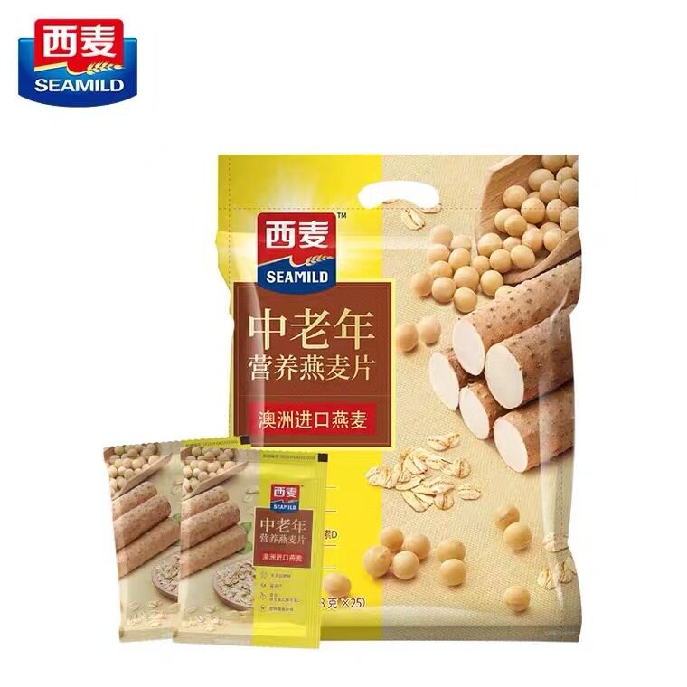 西麦700克麦片核桃红枣高铁高钙特浓牛奶阳光早餐燕麦片谷物冲饮