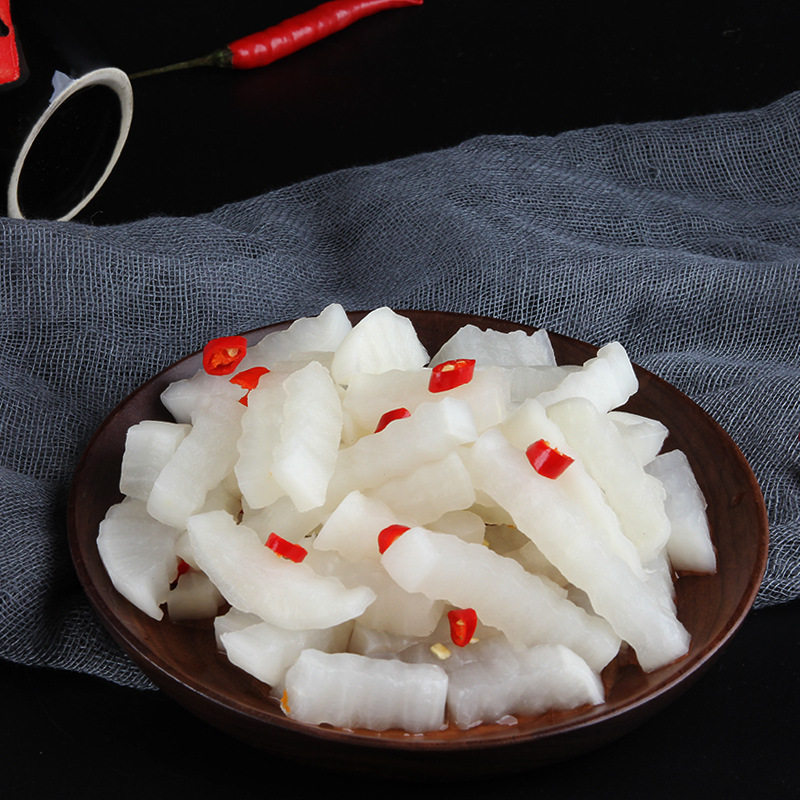 酸甜辣话梅萝卜脆辣泡萝卜条200g