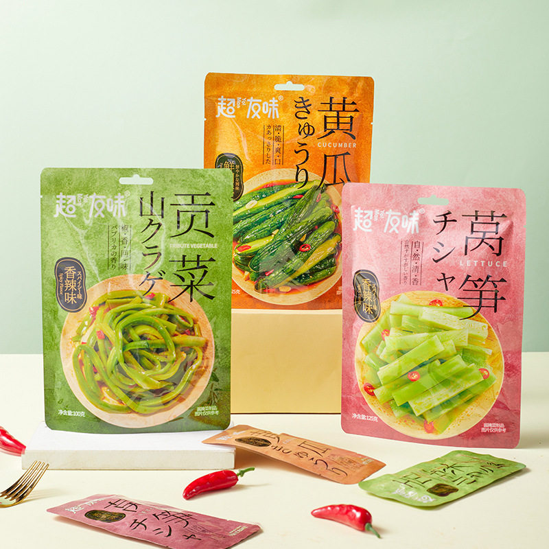 超友味贡菜干黄瓜莴笋即食凉拌