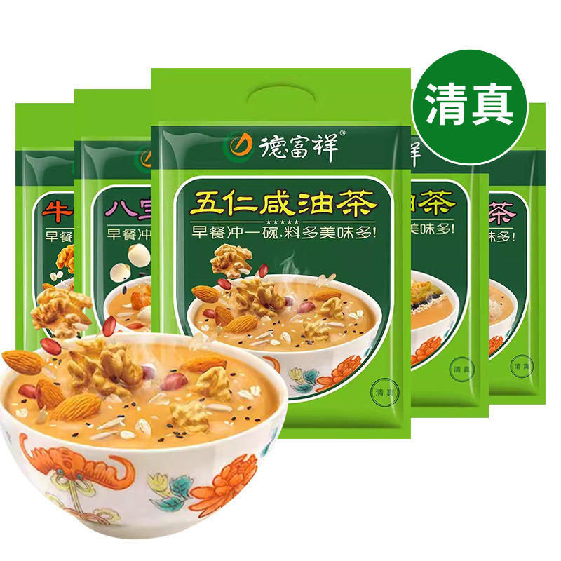 清真德富祥陕西果仁油茶五仁小
