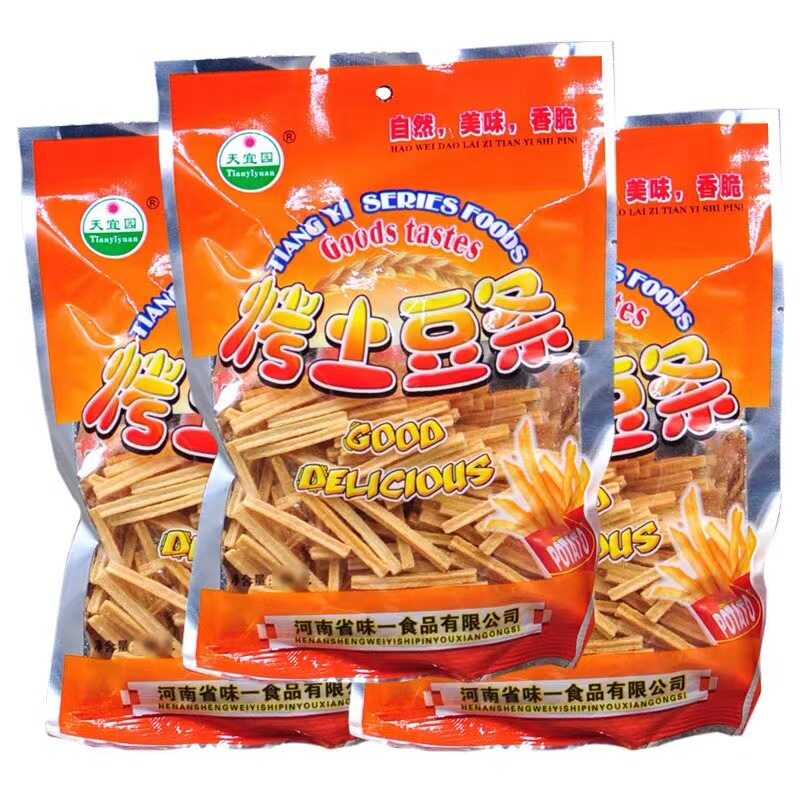 一件包邮天宜园烤土豆条膨化小吃