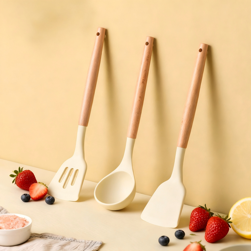 硅胶锅铲家用炒菜铲子不粘锅专用汤勺食品级耐高温厨房厨具套装,厨房/烹饪用具,锅铲,淘宝优惠券,粉丝福利购,淘宝优惠卷