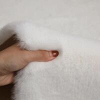 Modern and simple imitation rabbit fur bay window bed carpet, thickened plush living room carpet, and children's crawling bedroom carpet thumbnail 6