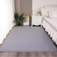Modern and simple imitation rabbit fur bay window bed carpet, thickened plush living room carpet, and children's crawling bedroom carpet thumbnail 3