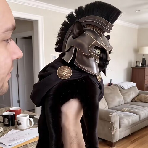 阿咖门农猫咪帽子盔甲奥德赛周边