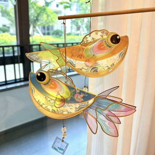 中秋节灯笼浪锦鱼灯儿童手提花灯