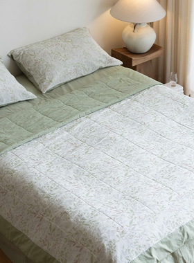 春山夏被 Refresh芮夫 全棉填充提花色织空调被可机洗2025新款