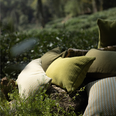 春树靠垫 Refresh芮夫 腰枕纯棉沙发床头柔软装饰护腰绿色抱枕