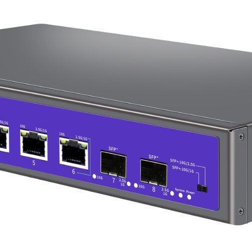 众通源8口万兆交换机6口万兆电口2口万兆10g光口