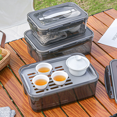 旅行便携茶具套装茶杯茶壶收纳盒