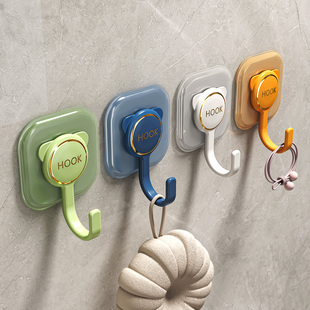 免打孔挂钩粘胶强力承重门后猫咪粘钩厨房浴室墙壁无痕书包挂架子