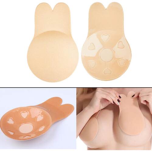 Silicone Push Up Strapless Invisible Breast Lifting Bra Bust