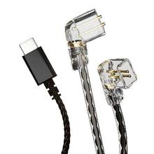 Earphone Cable 0.75mm Dual-pin Headset Wire TYPE-C