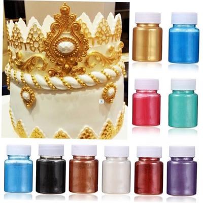 10g non-edible gold glitter silver bead powder