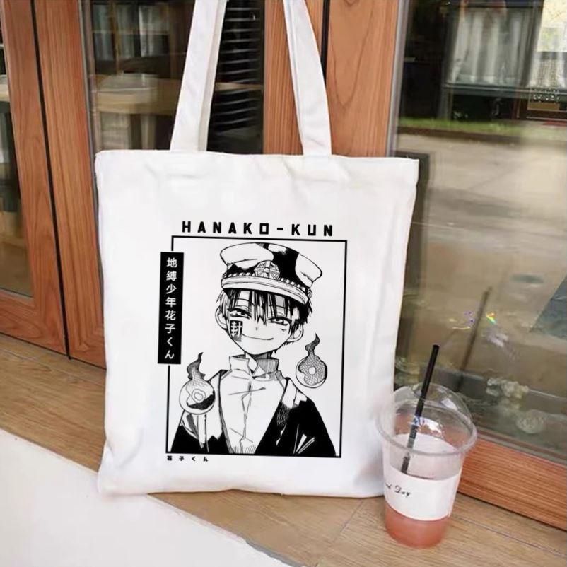 Anime Toilet Bound Hanako Kun Eco Canvas Shopper Bag Manga T