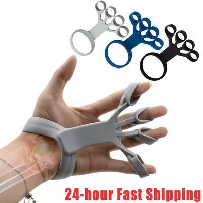 Silicone Finger Trainer Wrist Srength Exercise Hand Grip Fin