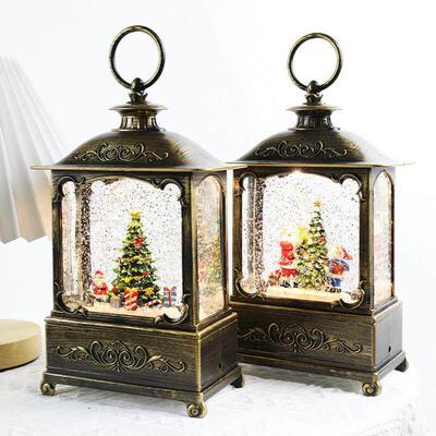 Xmas Decor: Wind Lamp, Crystal Lamp, Music Box Gift