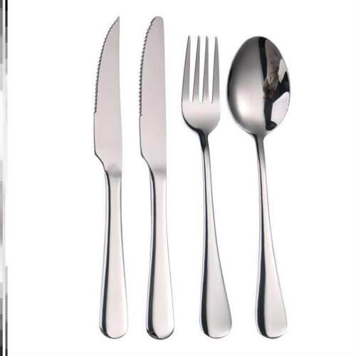 western tableware steak cutlery set knife fork spoon 1