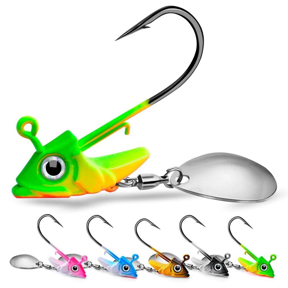 1pc Jig Head 7.5g 10.5g 15g Fishing Lures Sinking Rotating S