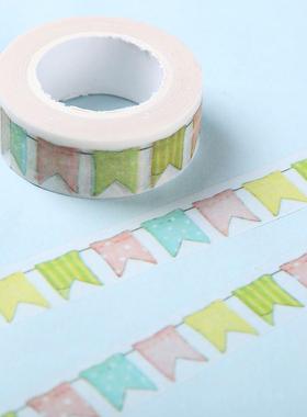 Colour Flag Paper Washi Tape DIY Decoration Scrapbooking