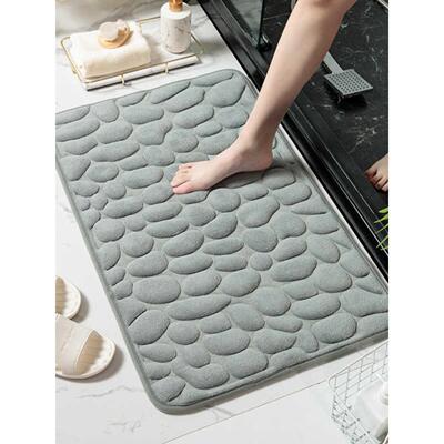 Coral fleece anti slip absorbent mat bathroom防滑吸水垫浴室