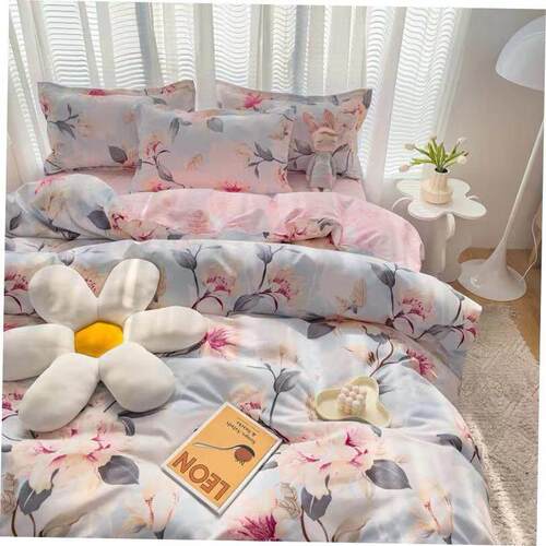 4pc bedsheet set bed sheet quilt blanket duvet cover sets