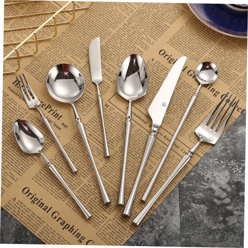 New cutlery fork and spoon set two forks two forks western