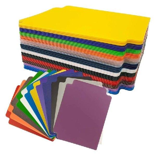 Trading Card Dividers, 60Pcs Muliticolor Card Page