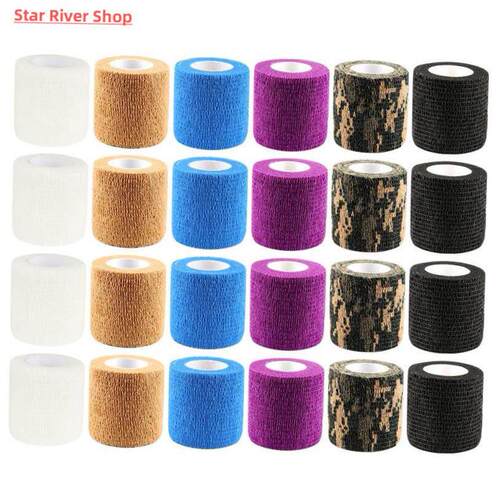 Colorful Sport Self Adhesive Elastic Bandage Wrap Tape 4.5m