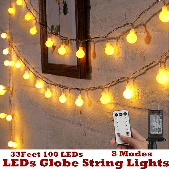 LEDs Globe String Lights Christmas Decorations Ball