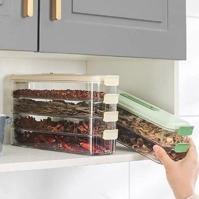 Plastic Spice Storage Box Fresh-keeping Anti-odor Condiment